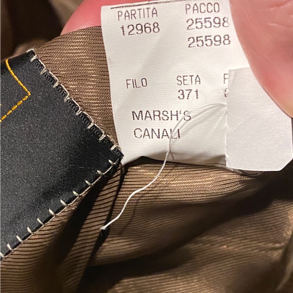 Canali Tan Coat 40R - Picture 16 of 16